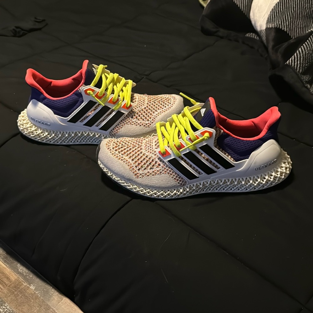 Adidas shoes size 10 multi color